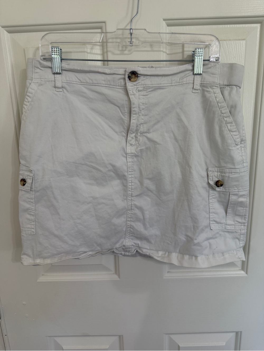 Lee Women's White Cargo Skort M